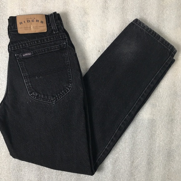 SOLD! Vintage Riders High Rise Jeans Black 22” Waist - Picture 16 of 16